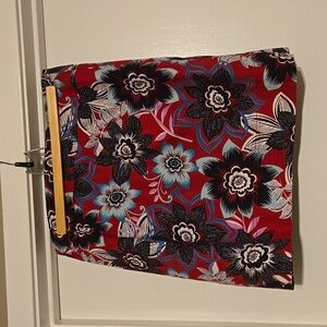 Talbots floral skirt